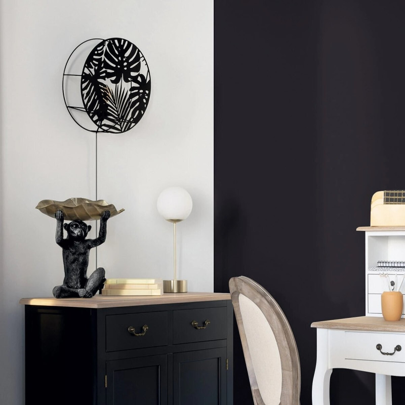 ATMOSPHERA Soldes -ATMOSPHERA Soldes applique metal noir feuilles olas atmosphera 1 1