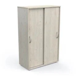 Demeyere Armoire 2 Portes Coulissantes Coloris Naturel Nexty