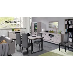 Bahut 3 Portes 2 Tiroirs Marseille -ATMOSPHERA Soldes bahut 3 portes 2 tiroirs marseille 3