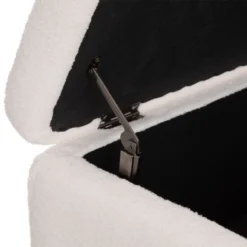 Banc Coffre Bouclette Blanc Aurora Atmosphera -ATMOSPHERA Soldes banc coffre bouclette blanc aurora atmosphera 1 4