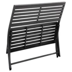 Banc Pliant Olbia Noir Graphite Hespéride -ATMOSPHERA Soldes banc pliant olbia noir graphite hesperide 2