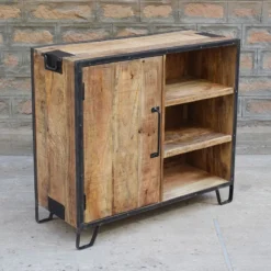 Buffet 1 Porte 3 Niches Manguier -ATMOSPHERA Soldes buffet 1 porte 4 niches manguier 2