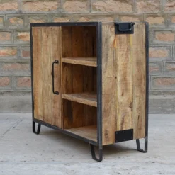 Buffet 1 Porte 3 Niches Manguier -ATMOSPHERA Soldes buffet 1 porte 4 niches manguier 3