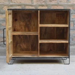 Buffet 1 Porte 3 Niches Manguier -ATMOSPHERA Soldes buffet 1 porte 4 niches manguier 7