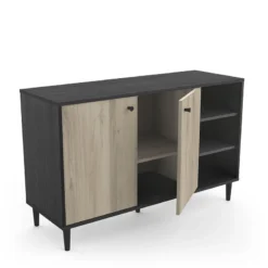 Demeyere Buffet 2 Portes 3 Niches Industriel Arty 9 Demeyere Buffet 2 Portes 3 Niches Industriel Arty -ATMOSPHERA Soldes buffet 2 portes 3 niches industriel arty 3