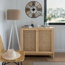 Buffet 2 Portes Cannage Arty Atmosphera 15 Buffet 2 Portes Cannage Arty Atmosphera -ATMOSPHERA Soldes buffet 2 portes cannage arty atmosphera 7