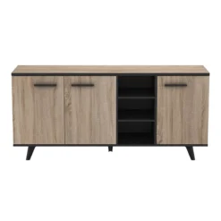 Demeyere Buffet Bas Bruce 3 Portes 3 Niches -ATMOSPHERA Soldes buffet bas bruce 3 portes 3 niches 2