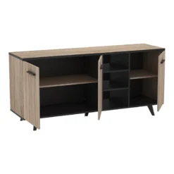 Demeyere Buffet Bas Bruce 3 Portes 3 Niches -ATMOSPHERA Soldes buffet bas bruce 3 portes 3 niches 3