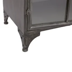 Buffet Broc 2 Portes Métal Noir Atmosphera -ATMOSPHERA Soldes buffet broc 2 portes metal noir atmosphera 4
