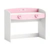 Demeyere Bureau 1 Tiroir Anastasia Rose Et Blanc