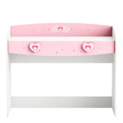 Demeyere Bureau 1 Tiroir Anastasia Rose Et Blanc -ATMOSPHERA Soldes bureau 1 tiroir mulan rose et blanc 2