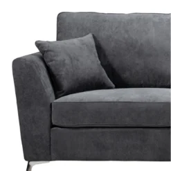 Canapé Bonita Fixe Gris 2 Places -ATMOSPHERA Soldes canape bonita fixe gris 2 places 1 2