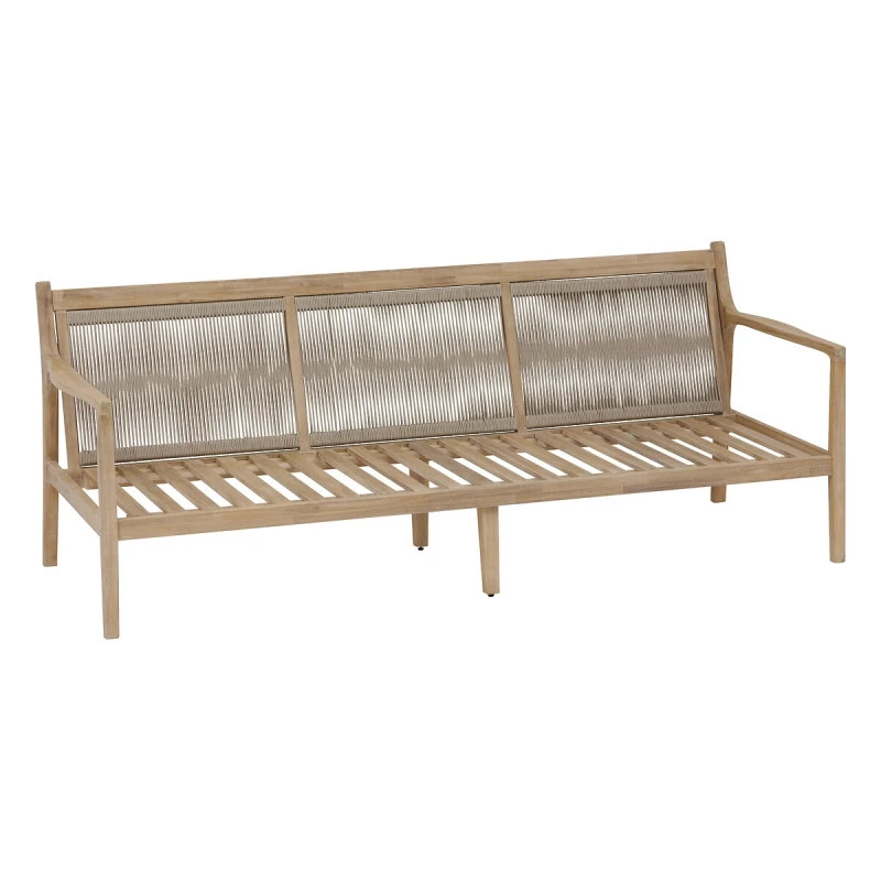 Canapé Extérieur 3 Places Bois Acacia Lacovia Hespéride 2 Canapé Extérieur 3 Places Bois Acacia Lacovia Hespéride – Image 2