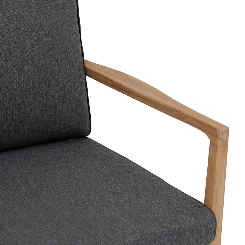 Canapé Extérieur 3 Places Bois Acacia Lacovia Hespéride 5 Canapé Extérieur 3 Places Bois Acacia Lacovia Hespéride – Image 5