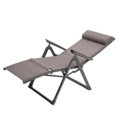 Chaise Longue Decima Hespéride Noisette/praline -ATMOSPHERA Soldes chaise decima hesperide brun 2