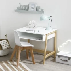 Chaise Enfant Pieds Bois Atmosphera Blanc -ATMOSPHERA Soldes chaise enfant pieds bois atmosphera blanc 3