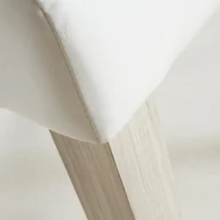 Demeyere Chaise Dossier Haut Blanc PU Guevara -ATMOSPHERA Soldes chaise ernesto blanc 1 3