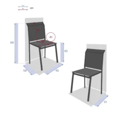 Chaise Extérieur Essentia Tonka/noisette Hespéride -ATMOSPHERA Soldes chaise exterieur essentia tonka noisette hesperide 2