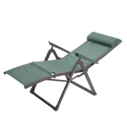 Chaise Longue Decima Hespéride Vert Olive/graphite -ATMOSPHERA Soldes chaise longue decima hesperide vert olivegraphite 4