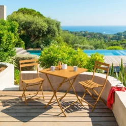 Chaise Métal Pliante Greensboro Ocre Hespéride -ATMOSPHERA Soldes chaise metal pliante greensboro ocre hesperide 3