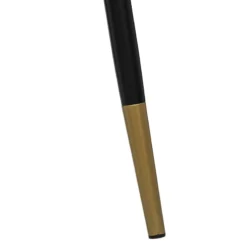 Chaise Velours Noir Pieds Gold Tyka Atmosphera -ATMOSPHERA Soldes chaise velours noir gold tyka atmosphera 2