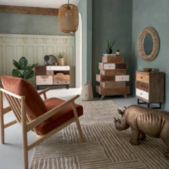 Chevet 3 Tiroirs Unis Koval Atmosphera 9 Chevet 3 Tiroirs Unis Koval Atmosphera -ATMOSPHERA Soldes chevet 3 tiroirs unis atmosphera 1 4