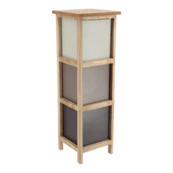 Chiffonnier Petit Modèle 3 Tiroirs Dégradé Taupe -ATMOSPHERA Soldes chiffonnier petit modele 3 tiroirs degrade taupe 2