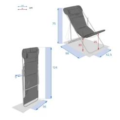 Chilienne Bilbao Coloris Gris Ardoise Neka -ATMOSPHERA Soldes chilienne bilbao coloris gris ardoise hesperide 1 3