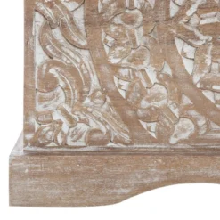 Coffre Chambre Shirel En Bois Blanchi Atmosphera -ATMOSPHERA Soldes coffre chambre shirel en bois blanchi atmosphera 7