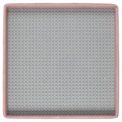 Coffre Pouf Pliable Rose Compatible Briques -ATMOSPHERA Soldes coffre pouf pliable rose compatible briques 1 7