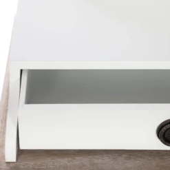 Coiffeuse Blanche 3 Tiroirs Chrysa Atmosphera -ATMOSPHERA Soldes coiffeuse blanche 3 tiroirs chrysa atmosphera 3