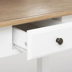 Coiffeuse Blanche 3 Tiroirs Solen Atmosphera -ATMOSPHERA Soldes coiffeuse blanche 3 tiroirs solen atmosphera 5