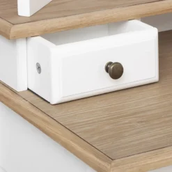 Coiffeuse Blanche 3 Tiroirs Solen Atmosphera -ATMOSPHERA Soldes coiffeuse blanche 3 tiroirs solen atmosphera 6