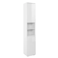 Colonne De Salle De Bain 2 Portes Capetown Blanc