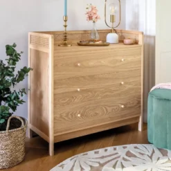 Commode 3 Tiroirs Cannage Arty Atmosphera -ATMOSPHERA Soldes commode 3 tiroirs cannage arty atmosphera 4