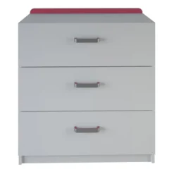 Demeyere Commode 3 Tiroirs Reverso Rose Ou Bleu -ATMOSPHERA Soldes commode 3 tiroirs reverso rose ou bleu 3