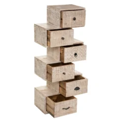 Commode Ajay 6 Tiroirs Bois Massif Atmosphera -ATMOSPHERA Soldes commode ajay 6 tiroirs bois massif atmosphera 2