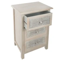 Commode Bois 3 Tiroirs Hina Atmosphera -ATMOSPHERA Soldes commode bois 3 tiroirs hina atmosphera 4