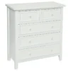 Commode Charme 5 Tiroirs Blanc Atmosphera