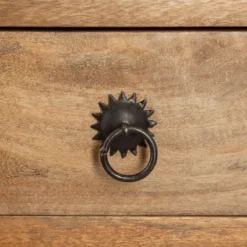 Console 2 Tiroirs Ajmal Bois Massif Manguier Atmosphera -ATMOSPHERA Soldes console 2 tiroirs ajmal bois massif manguier atmosphera 2