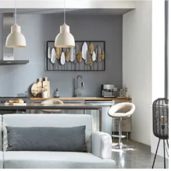 Déco Murale 135 Cm Plumes Métal Atmosphera -ATMOSPHERA Soldes deco murale 134 cm plumes metal atmosphera 2