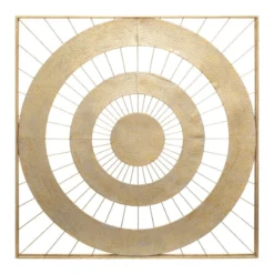 Déco Murale Métal Louise 90x90cm Atmosphera