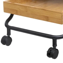 Desserte 3 Niveaux Bambou Et Métal 5Five -ATMOSPHERA Soldes desserte 3 niveaux bambou et metal 5five 2