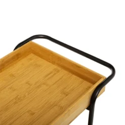 Desserte 3 Niveaux Bambou Et Métal 5Five -ATMOSPHERA Soldes desserte 3 niveaux bambou et metal 5five 3