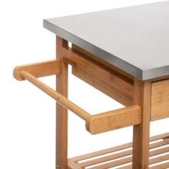 Desserte Bambou 6 Tiroirs Roulettes 76 Cm 5five -ATMOSPHERA Soldes desserte bambou 6 tiroirs roulettes 76 cm 5five 2