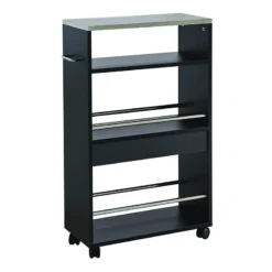 ATMOSPHERA Soldes -ATMOSPHERA Soldes desserte cuisine cafe noir 1