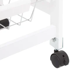 ATMOSPHERA Desserte De Cuisine Verre Blanc Modèle GUSTAF -ATMOSPHERA Soldes desserte de cuisine verre blanc modele gustaf 3