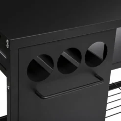 Desserte De Plancha Extérieure Noire Neka -ATMOSPHERA Soldes desserte de plancha exterieure noire neka 2