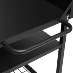 Desserte De Plancha Extérieure Noire Neka -ATMOSPHERA Soldes desserte de plancha exterieure noire neka 5