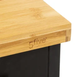 Desserte En Bambou Et Métal Nera 5five -ATMOSPHERA Soldes desserte en bambou et metal nera 5five 7